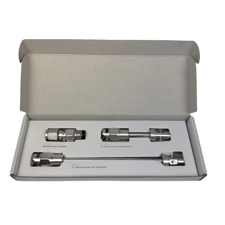 Bedford Precision Parts Quick Connect Adapter Kit, 6in & 12in Spray Tip Extension Wands for Airless Paint Sprayer 33-4252